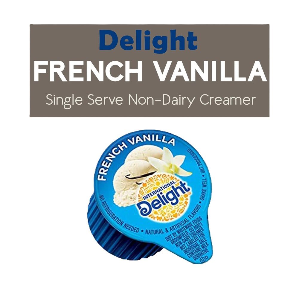 International Delight FRENCH VANILLA Coffee Creamer Singles, Sold by Pack of 20pcs