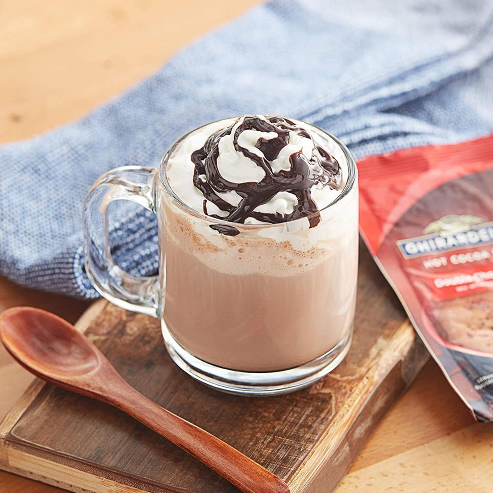 Ghirardelli Double Chocolate Hot Cocoa Mix, 0.85-Ounce Packets