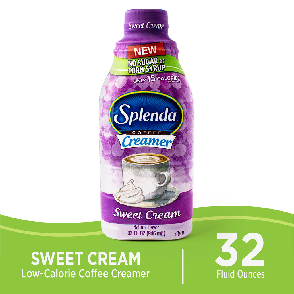 SPLENDA Sweet Cream Liquid Coffee Creamer, 32 fl oz Bottle