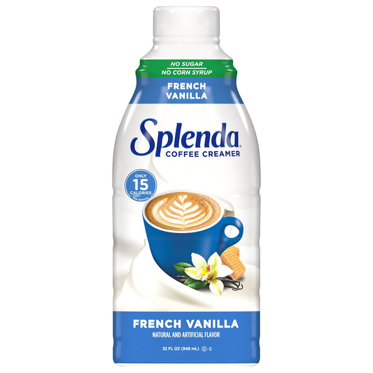 SPLENDA French Vanilla Liquid Coffee Creamer, 32 fl oz Bottle