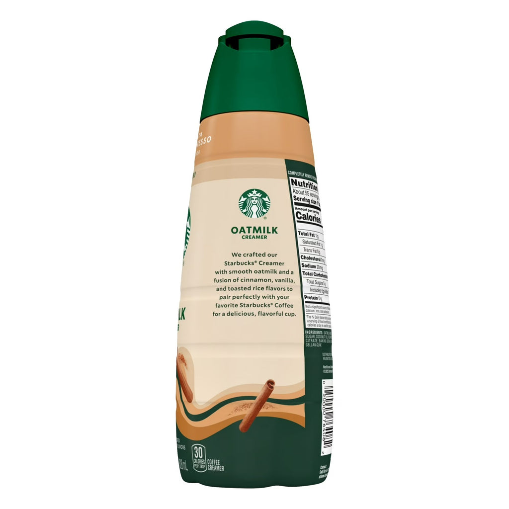 Starbucks Horchata Shaken Espresso Inspired Non-Dairy Creamer, 28 fl. oz. Bottle