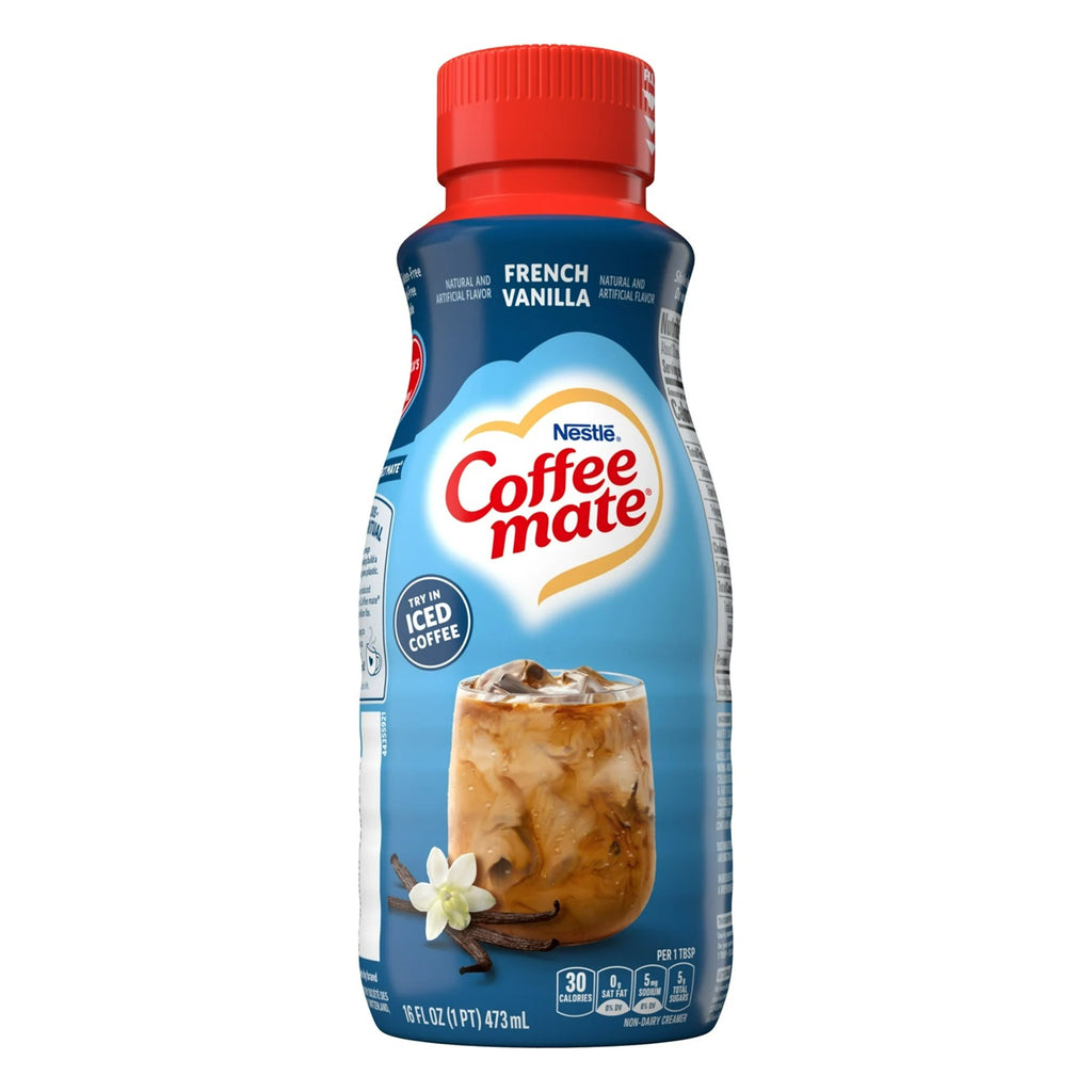 COFFEE MATE French Vanilla Liquid -Coffee Creamer | 16 Fl. Oz. Bottle
