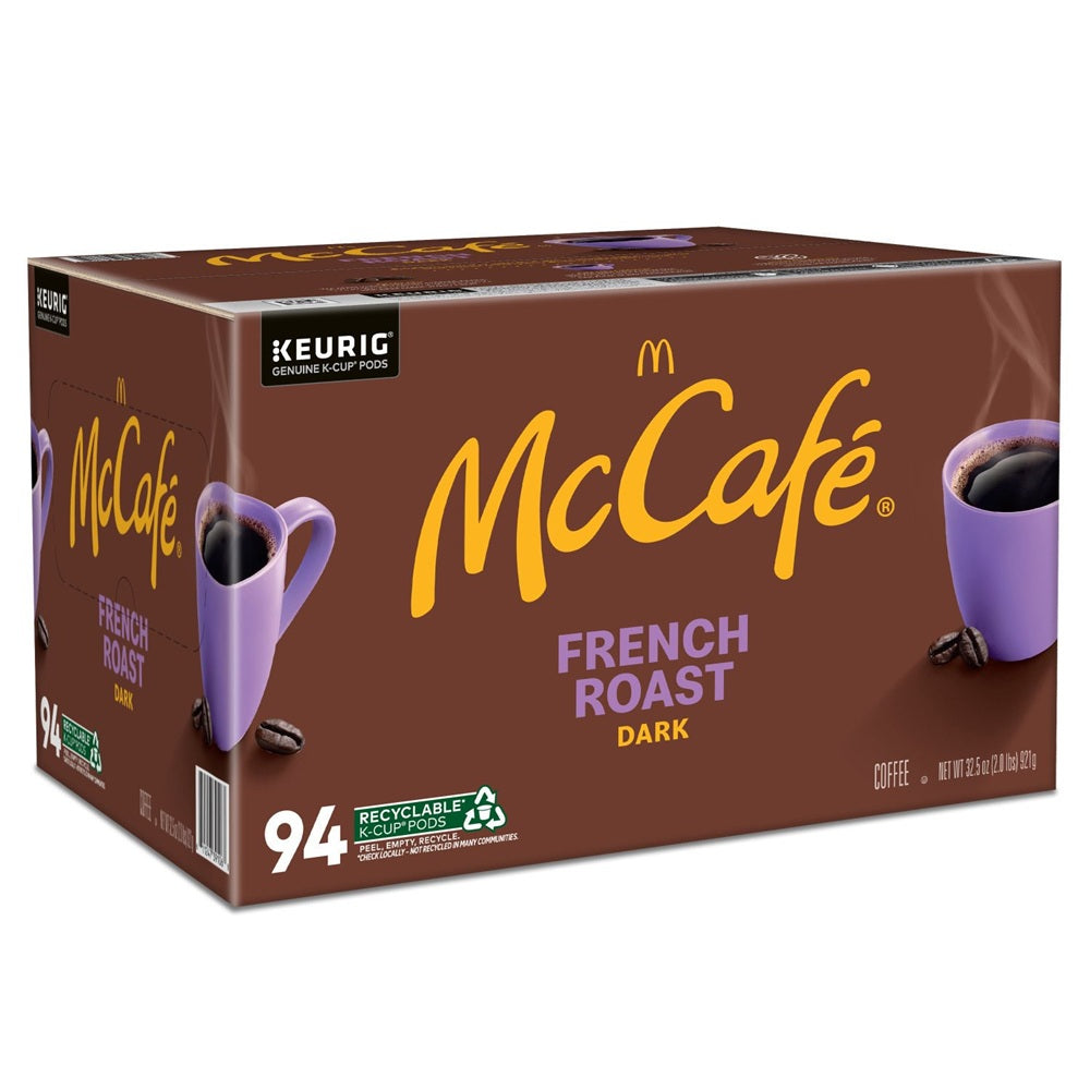 McCafe Dark Roast K-Cup Coffee Pods, French Roast, 94 ct.