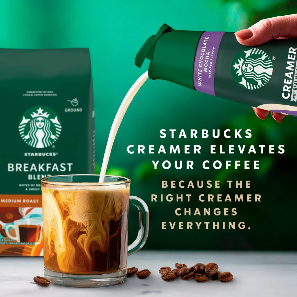 Starbucks Liquid Coffee Creamer White Chocolate Creamer, 28 fl oz
