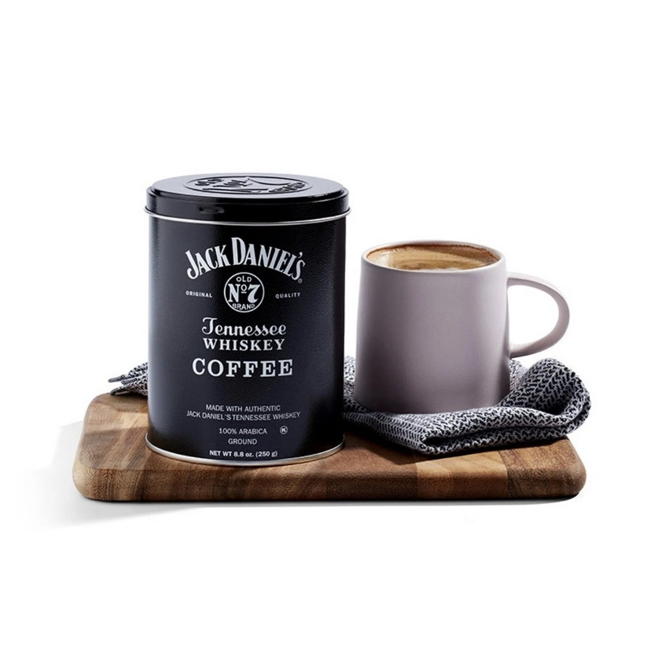 Jack Daniel's Tennessee Whiskey Coffee, Ground, Medium Roast, 8.8oz Can