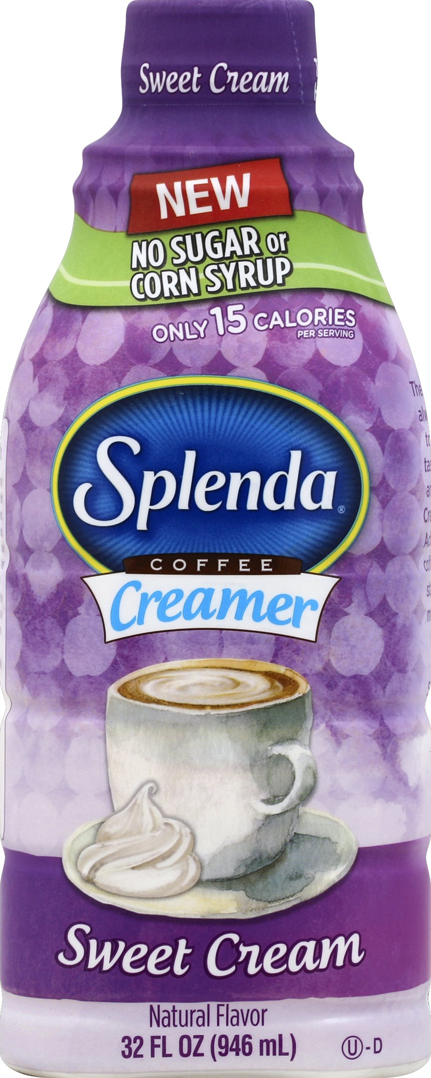 SPLENDA Sweet Cream Liquid Coffee Creamer, 32 fl oz Bottle