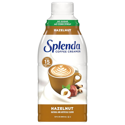 SPLENDA Hazelnut Liquid Coffee Creamer, 32 fl oz Bottle