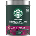 Starbucks Premium Instant Coffee, Dark Roast, 100% Arabica Beans, 3.17 Oz