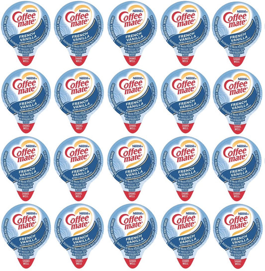 R&A Star Coffee Creamer  | Nestle Coffee Mate French Vanilla Liquid Singles, Lactose-Free | 20 pcs