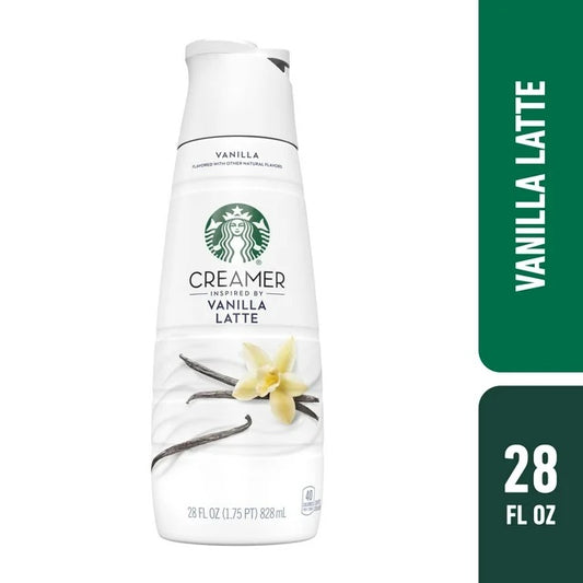 Starbucks Vanilla Latte Creamer Inspired by Vanilla Latte - 28 fl oz
