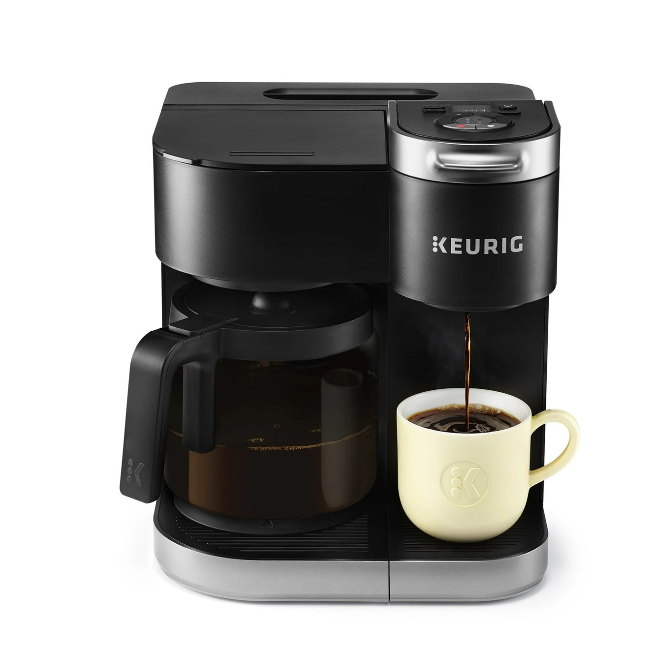 Keurig K-Duo Single Serve K-Cup Pod & Carafe Coffee Maker, 110V,  Black
