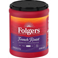 Folgers French Roast Medium Dark Roast Ground Coffee, 9.6 Ounces
