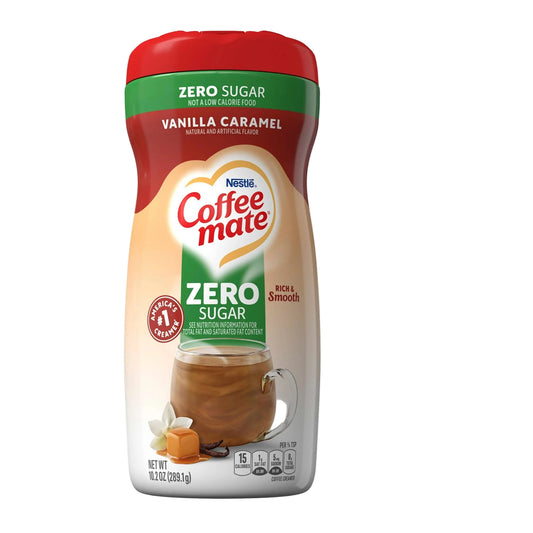 Coffee mate Vanilla Caramel Sugar-Free Powder Coffee Creamer, 10.2 oz