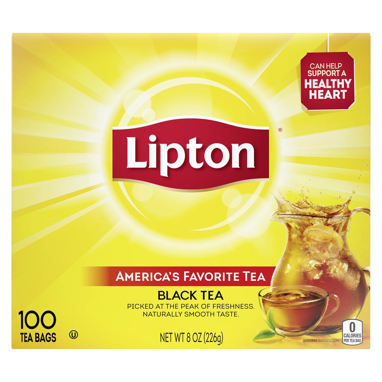 Lipton Tea Bags, Black Tea, 100 Black Tea Bags