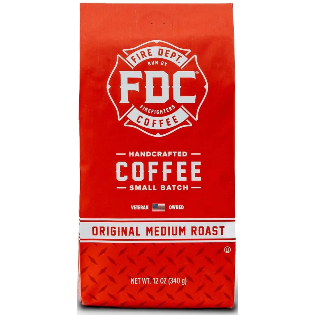 Fire Department Coffee, Original Medium Roast, Premium Ground Coffee, 12 oz