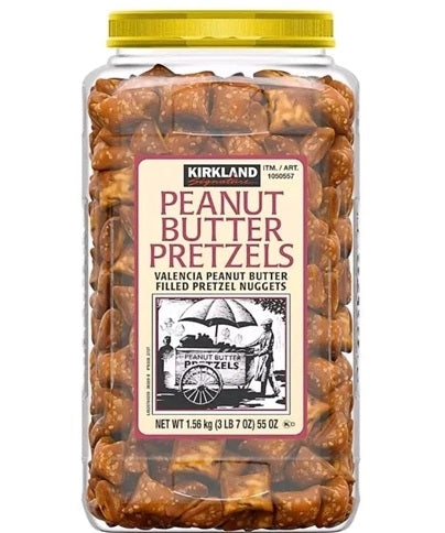 Kirkland Signature Peanut Butter Filled Pretzel Nuggets, 55 oz