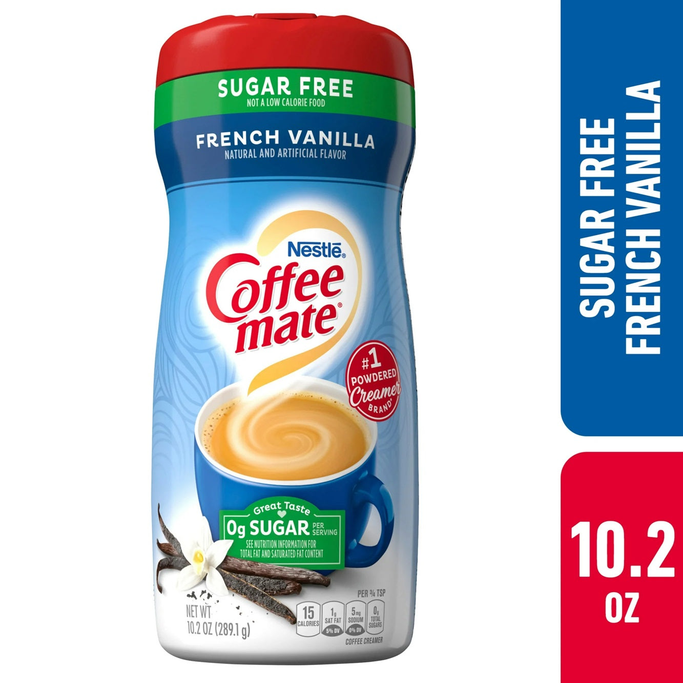 Nestle Coffee mate  | French Vanilla Sugar Free Powder Coffee Creamer | 10.2 oz.