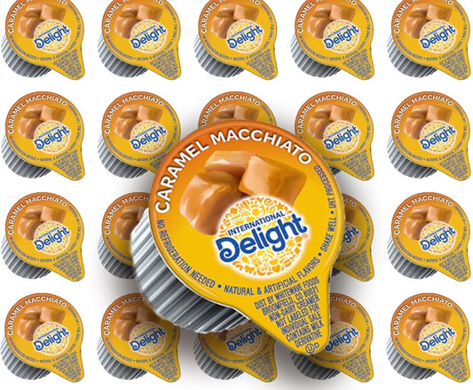 International Delight  CARAMEL MACCHIATO Coffee Creamer Singles, Sold by Pack of 20pcs