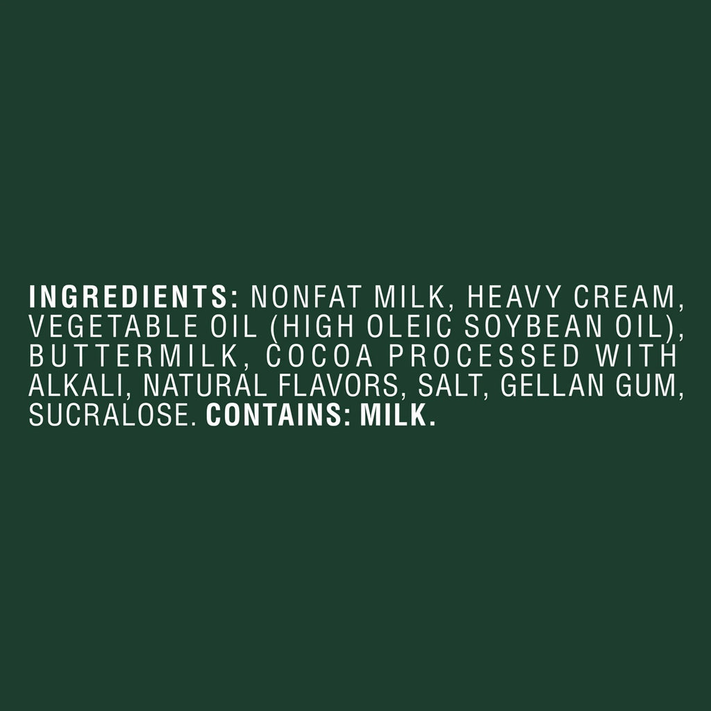 Starbucks Zero Sugar Chocolate Flavored Coffee Creamer, Inspired by Caffe Mocha, 28 fl oz Bottle