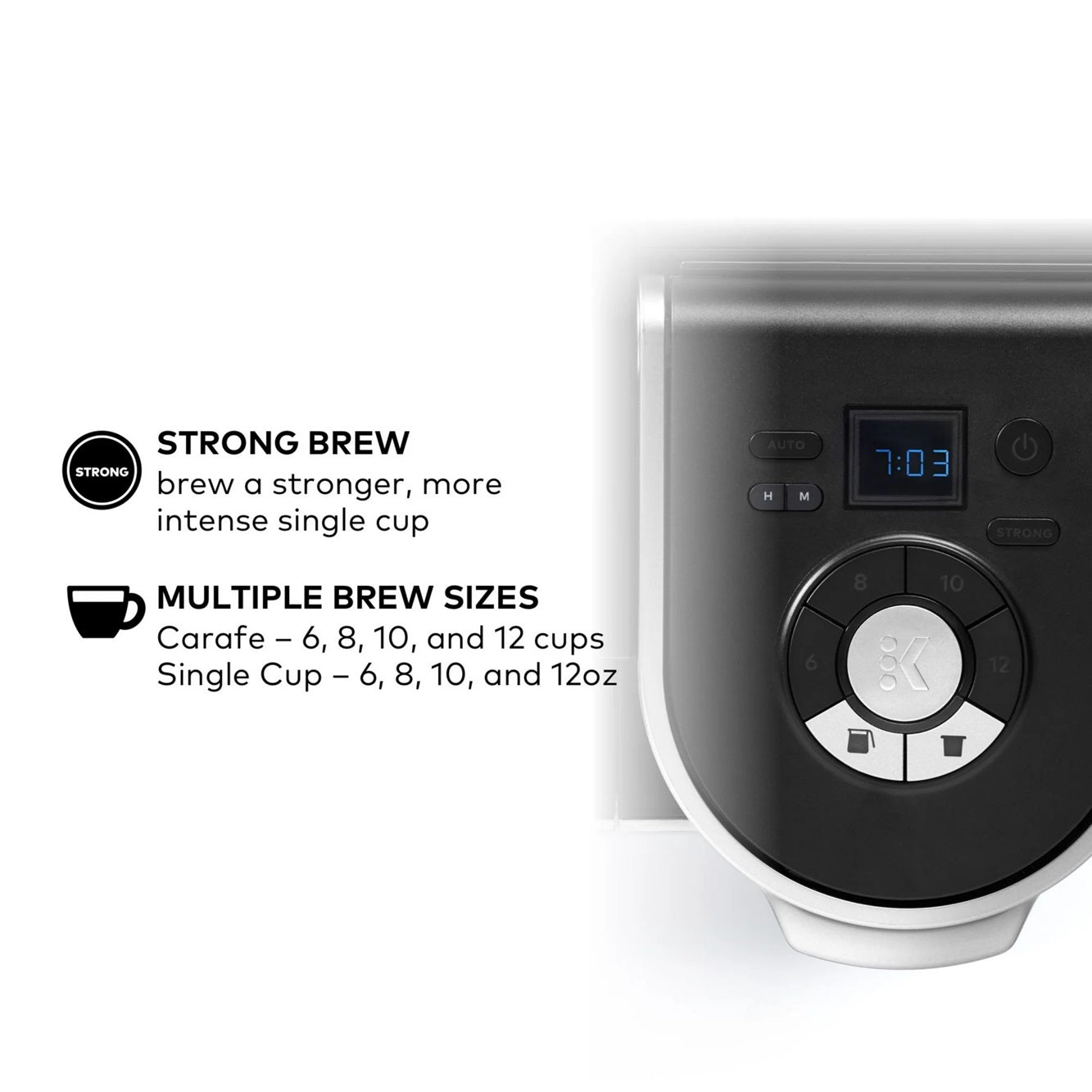 Keurig K-Duo Single Serve K-Cup Pod & Carafe Coffee Maker, 110V,  Black