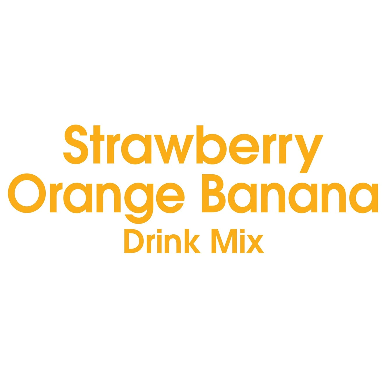 Great Value Strawberry Orange Banana Drink Mix Powder, 0.4 oz, 6 Count
