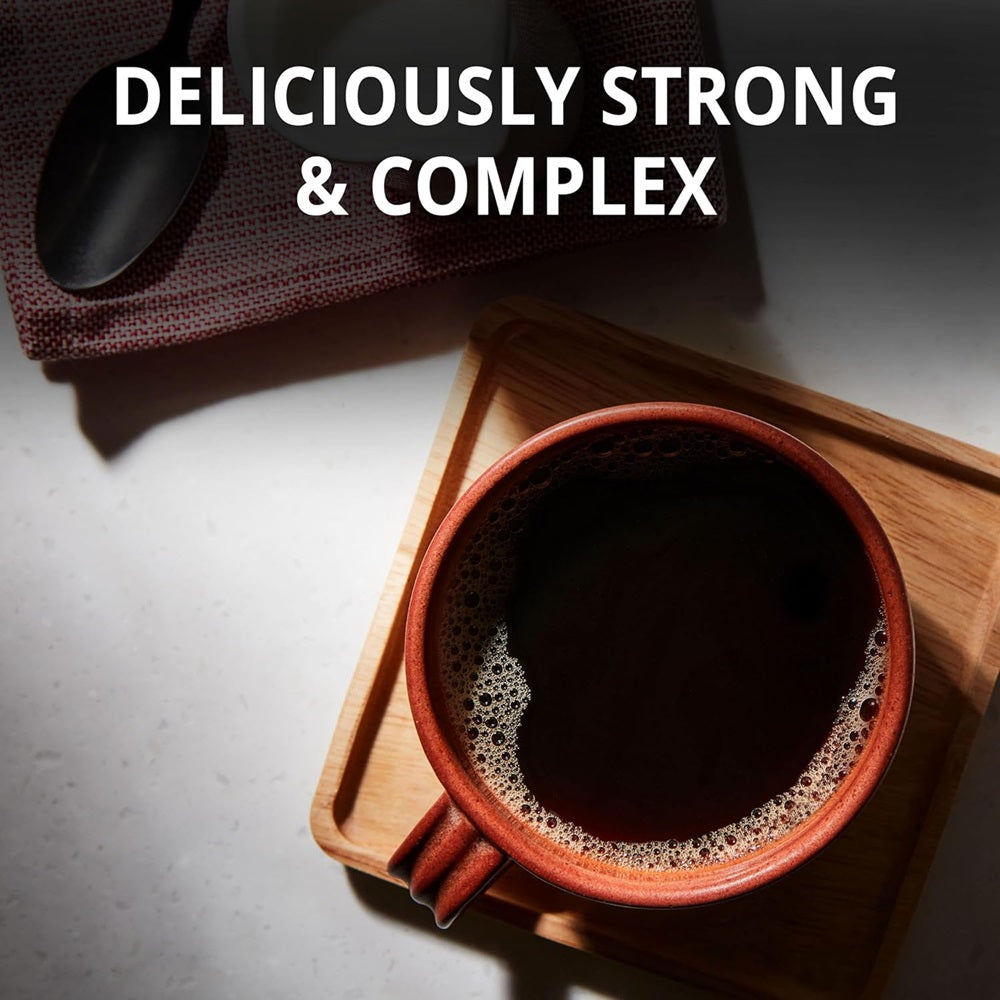 Folgers French Roast Medium Dark Roast Ground Coffee, 9.6 Ounces