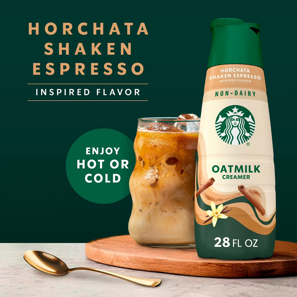 Starbucks Horchata Shaken Espresso Inspired Non-Dairy Creamer, 28 fl. oz. Bottle