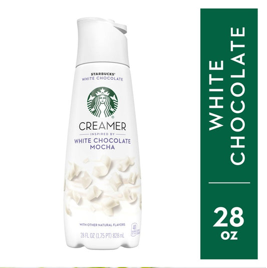 Starbucks Liquid Coffee Creamer White Chocolate Creamer, 28 fl oz