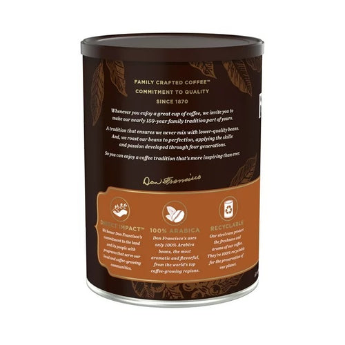 Don Francisco's Cinnamon Hazelnut Ground Flavored Coffee: Rich, Aromatic 100% Arabica Blend - Medium Roast 12 oz