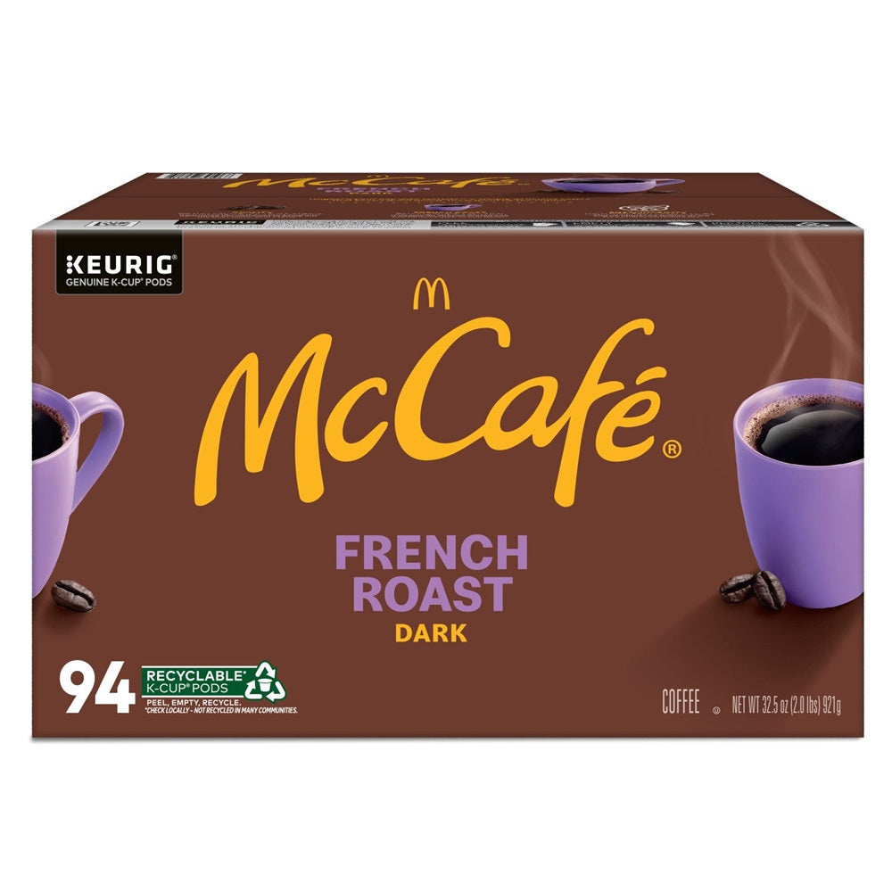 McCafe Dark Roast K-Cup Coffee Pods, French Roast, 94 ct.