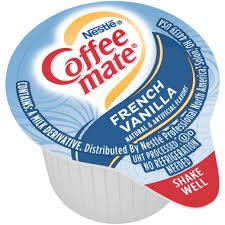 R&A Star Coffee Creamer  | Nestle Coffee Mate French Vanilla Liquid Singles, Lactose-Free | 20 pcs