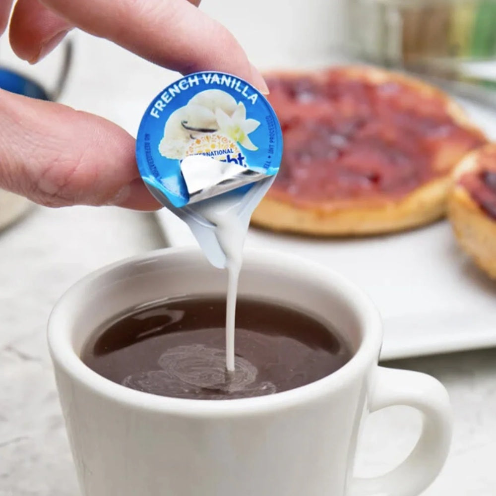 International Delight FRENCH VANILLA Coffee Creamer Singles, Sold by Pack of 20pcs