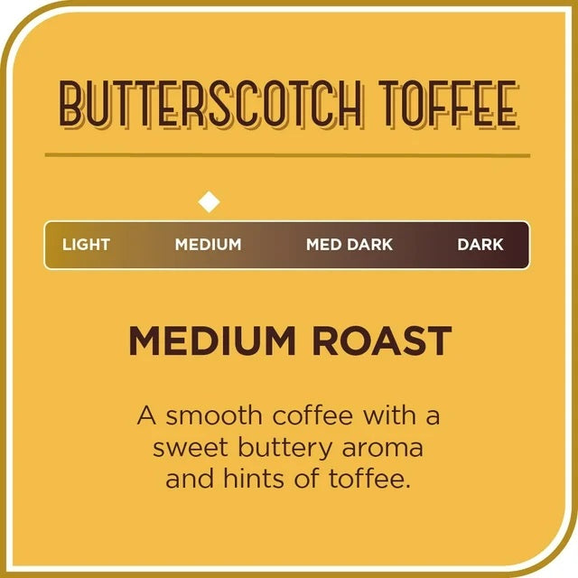 Don Francisco's Coffee Butterscotch Medium Roast Ground Coffee, 12 Oz