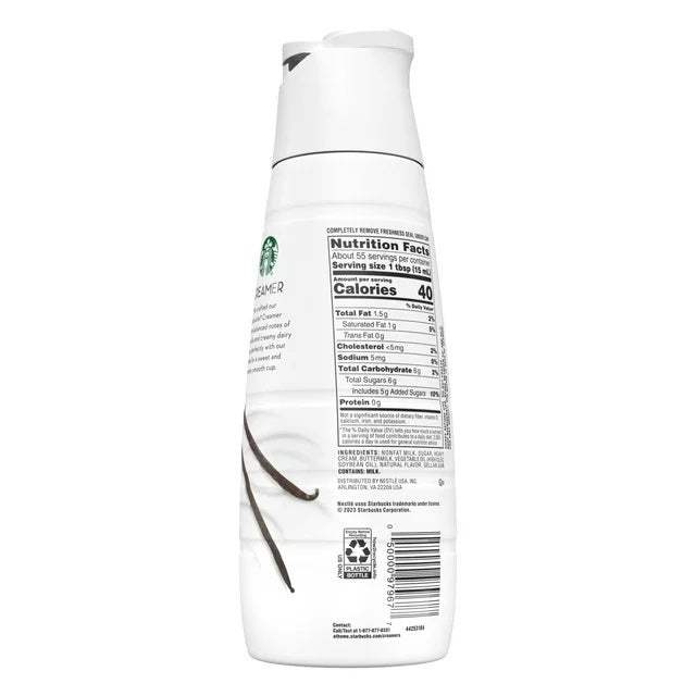 Starbucks Vanilla Latte Creamer Inspired by Vanilla Latte - 28 fl oz