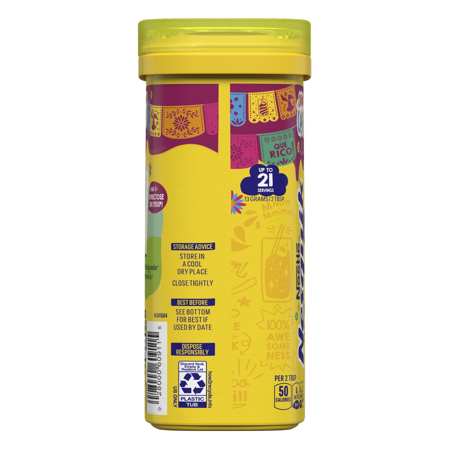 Nestle Nesquik Cinnamon Churro Powder, Drink Mix, 10 oz Can