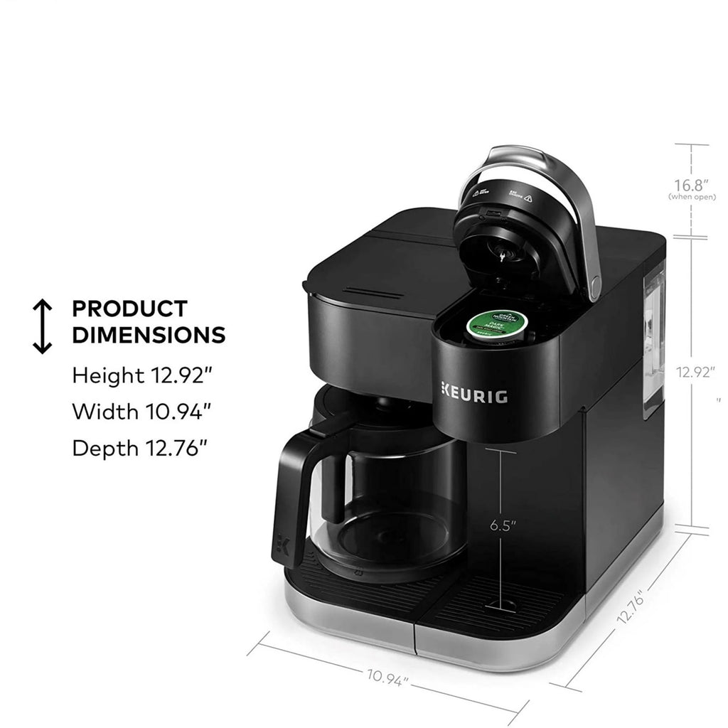 Keurig K-Duo Single Serve K-Cup Pod & Carafe Coffee Maker, 110V,  Black