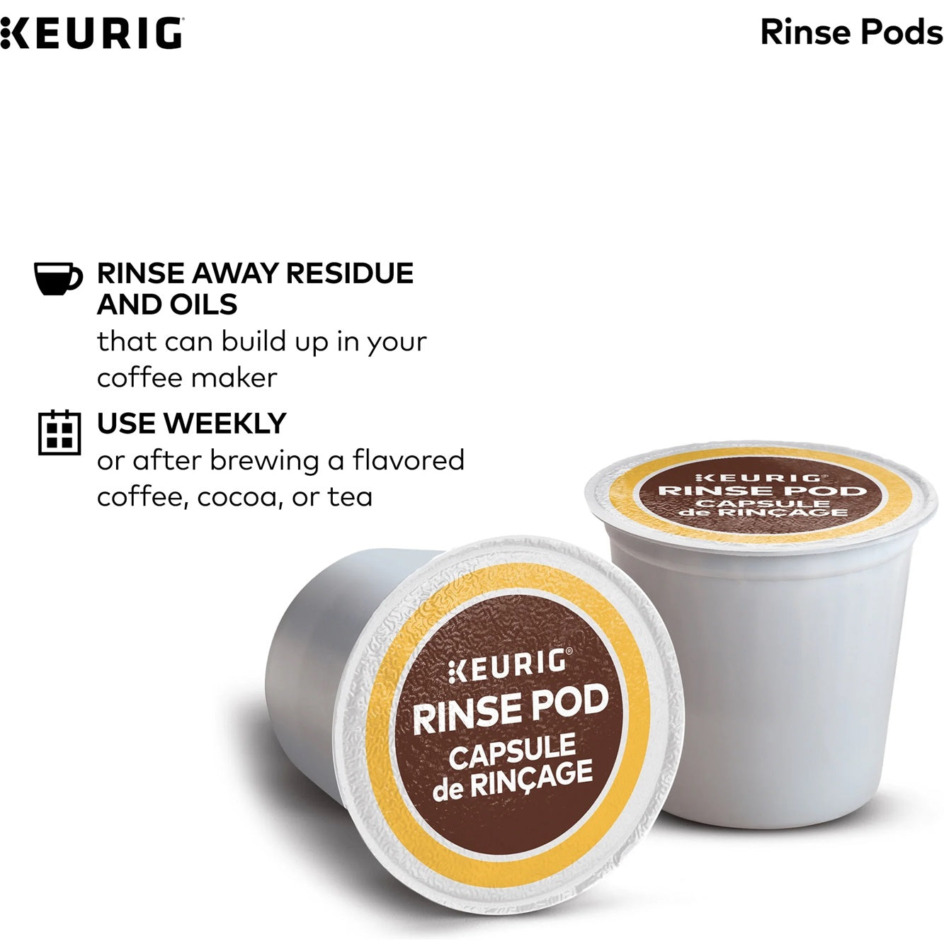 Keurig 3 month Brewer Maintenance Kit, with Rinse Pods, Descale Solution, and Filter Cartridges