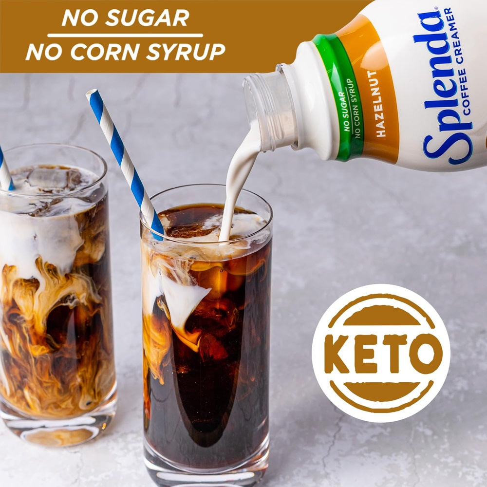 SPLENDA Hazelnut Liquid Coffee Creamer, 32 fl oz Bottle