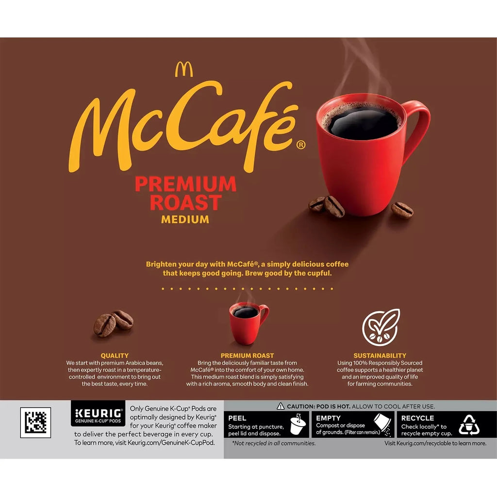 McCafe Premium Medium Roast K-Cup Coffee Pods, 94 ct.