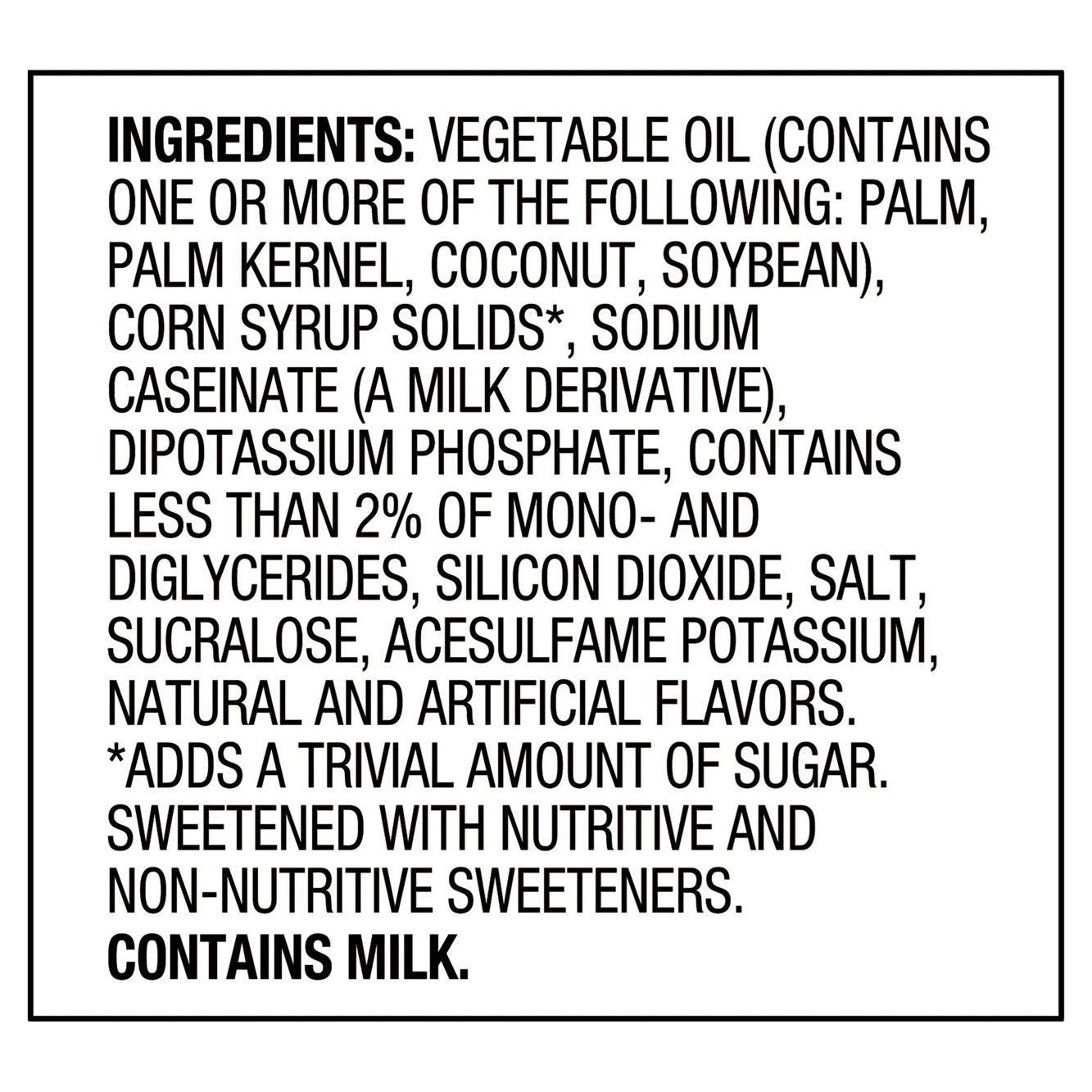 Great Value French Vanilla Non-Dairy Coffee Creamer, Sugar-Free, 10.2 oz