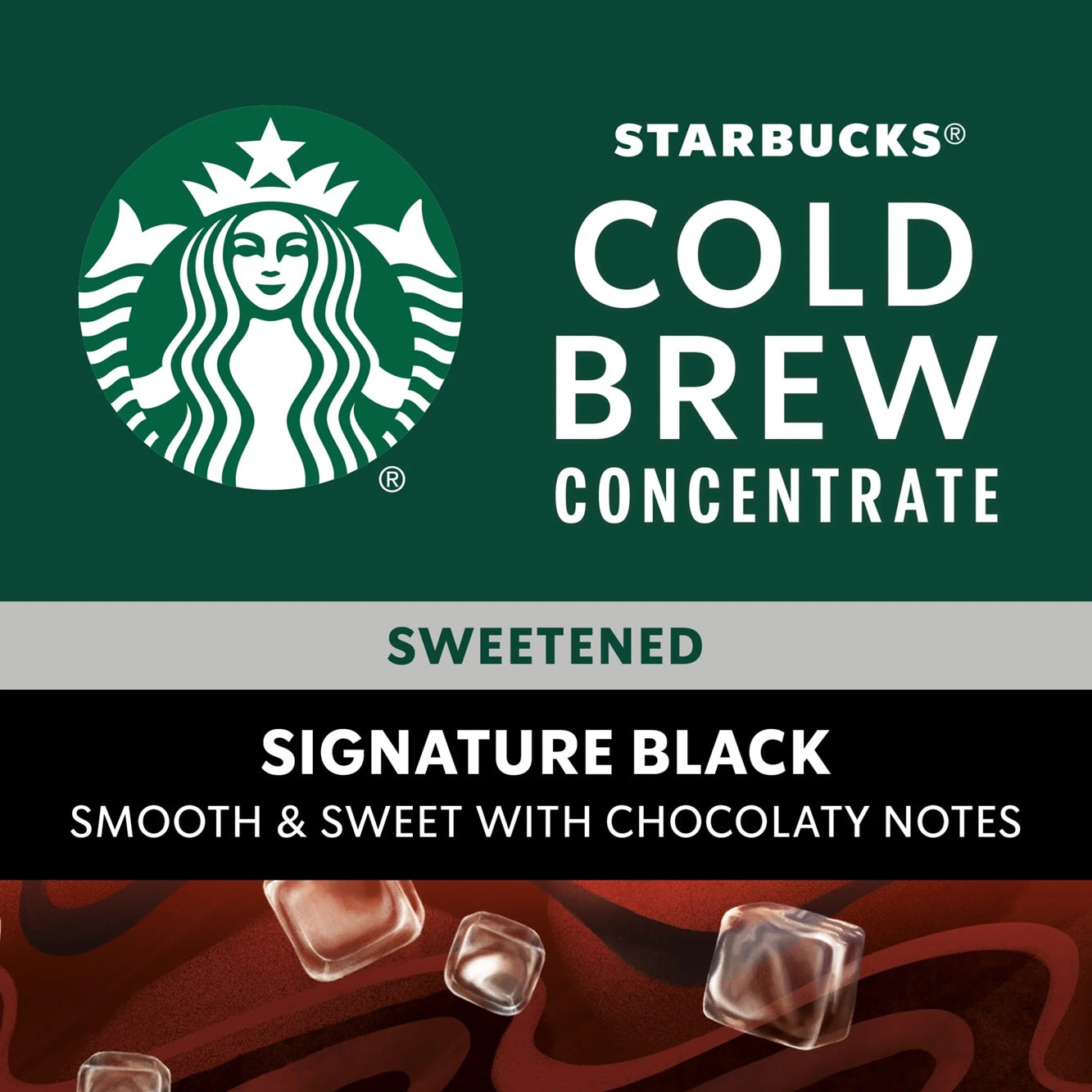 Starbucks Signature Black Coffee, Bottled Cold Brew Coffee Concentrate Drink, 32 oz