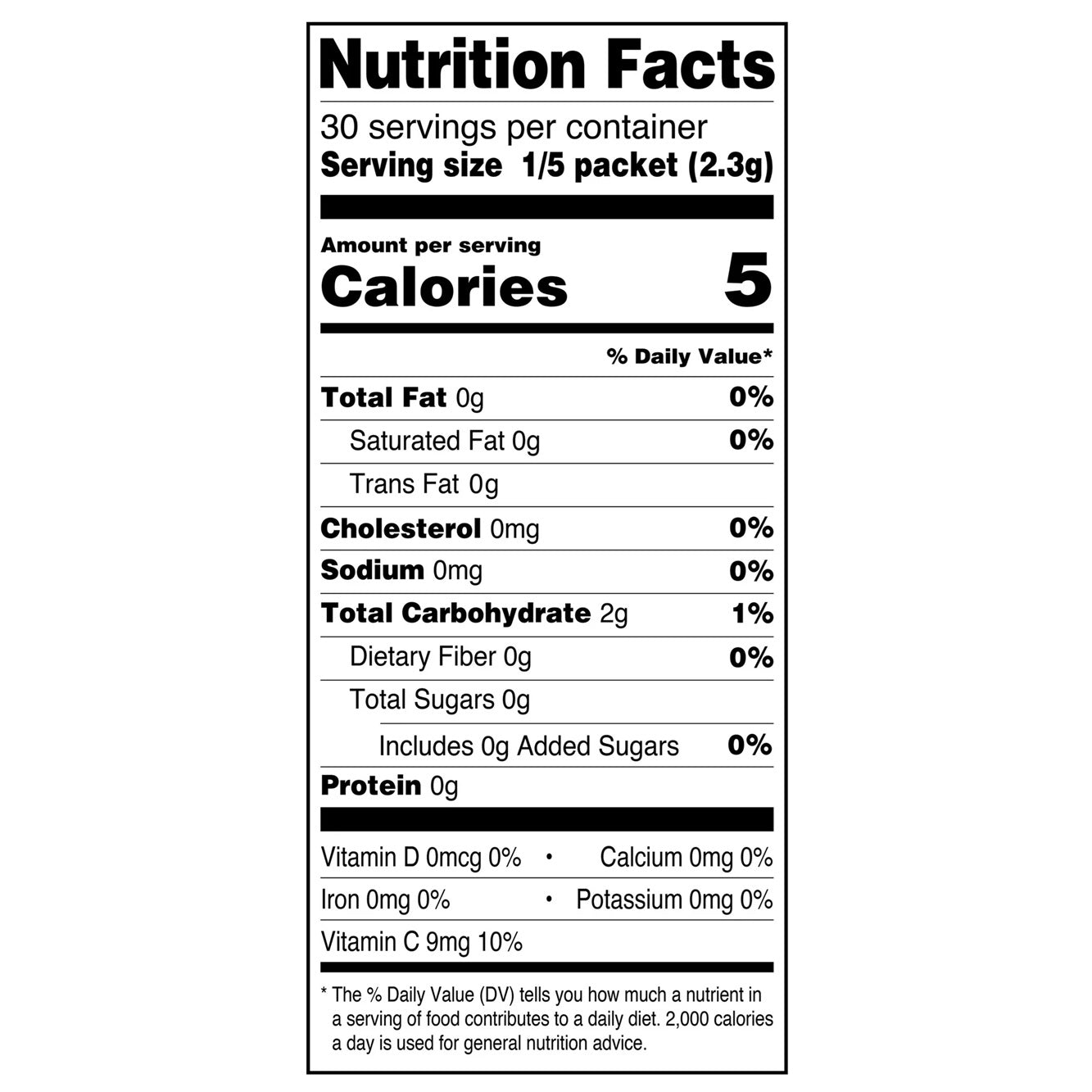Great Value Strawberry Orange Banana Drink Mix Powder, 0.4 oz, 6 Count