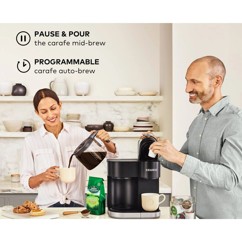 Keurig K-Duo Single Serve K-Cup Pod & Carafe Coffee Maker, 110V,  Black