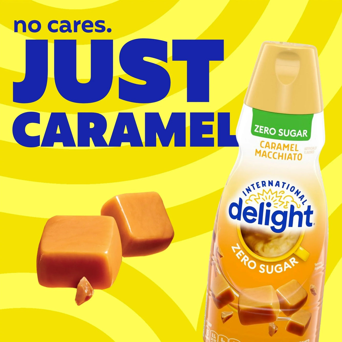 International Delight Sugar-Free, Zero Sugar Caramel Macchiato Coffee Creamer, 32 fl oz