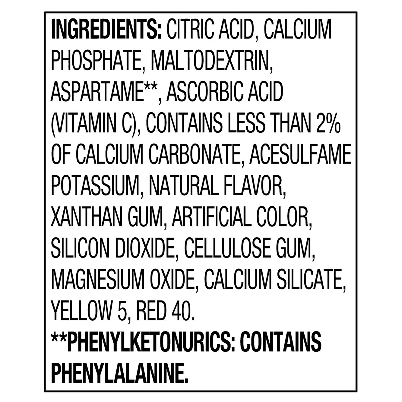 Great Value Sugar-Free Orange Early Rise Drink Mix, 0.14 oz, 10 Count