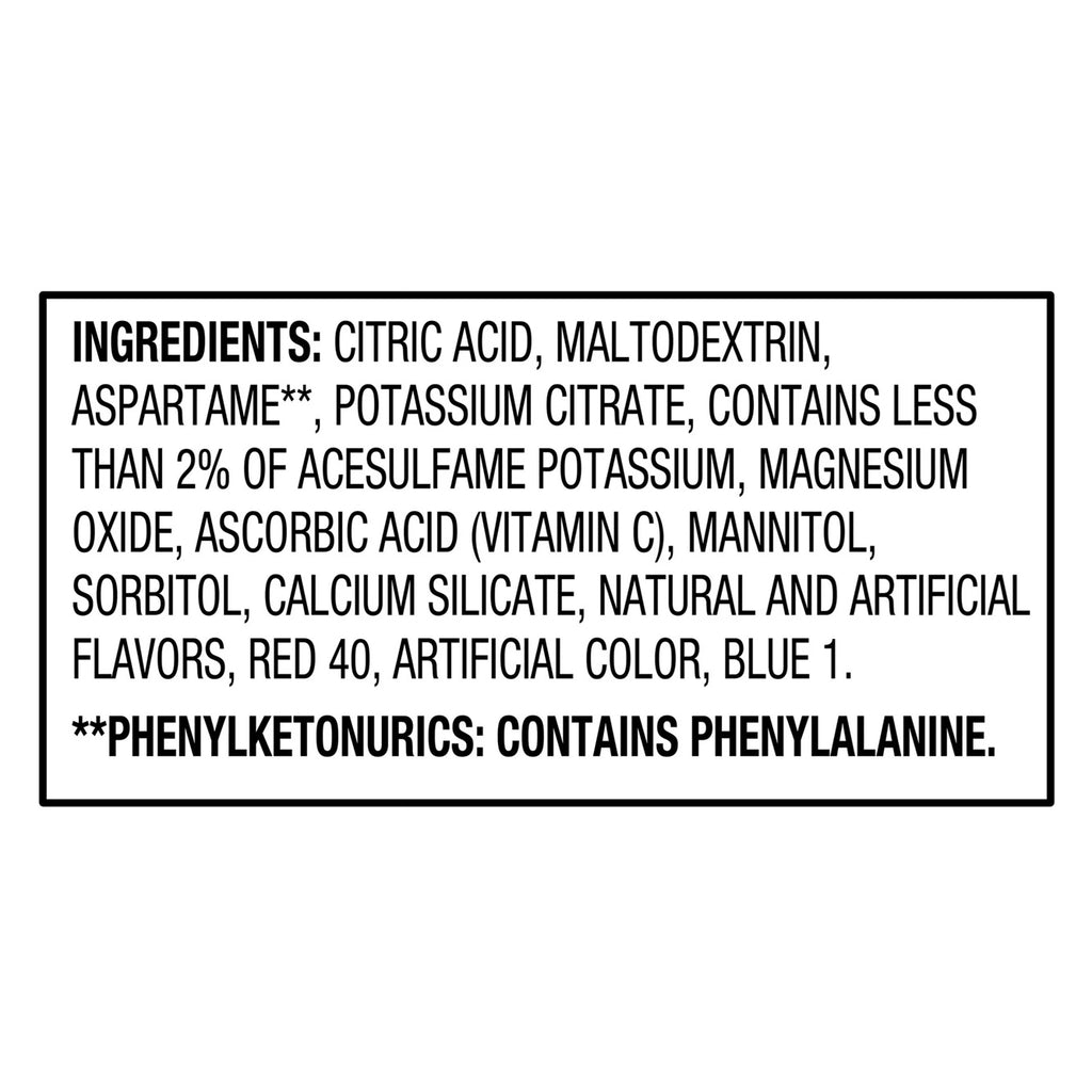 Great Value Strawberry Orange Banana Drink Mix Powder, 0.4 oz, 6 Count