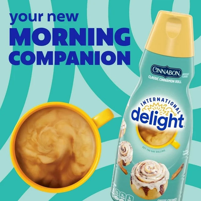 International Delight Classic Cinnamon Roll Flavored Coffee Creamer 32 fl oz Bottle