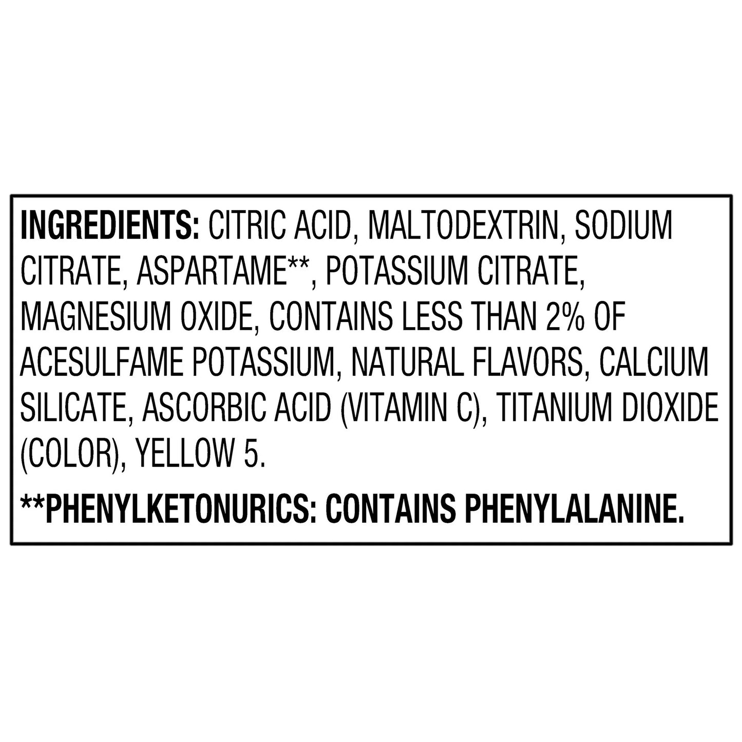 Great Value Sugar-Free Lemonade Drink Mix Powder, 0.53 oz, 6 Count