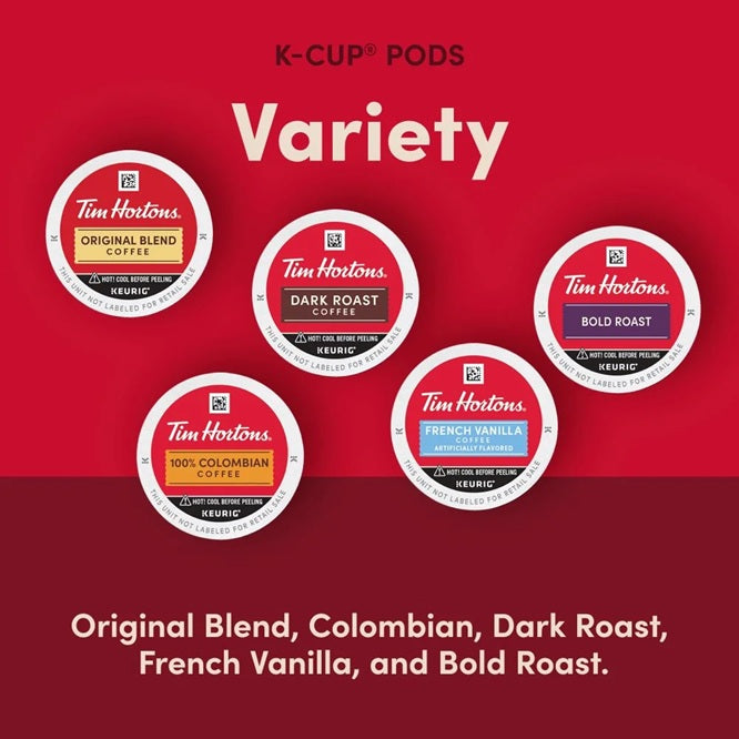 Tim Hortons KEURIG Variety K-Cup Coffee Pods _1 Box 30 pods