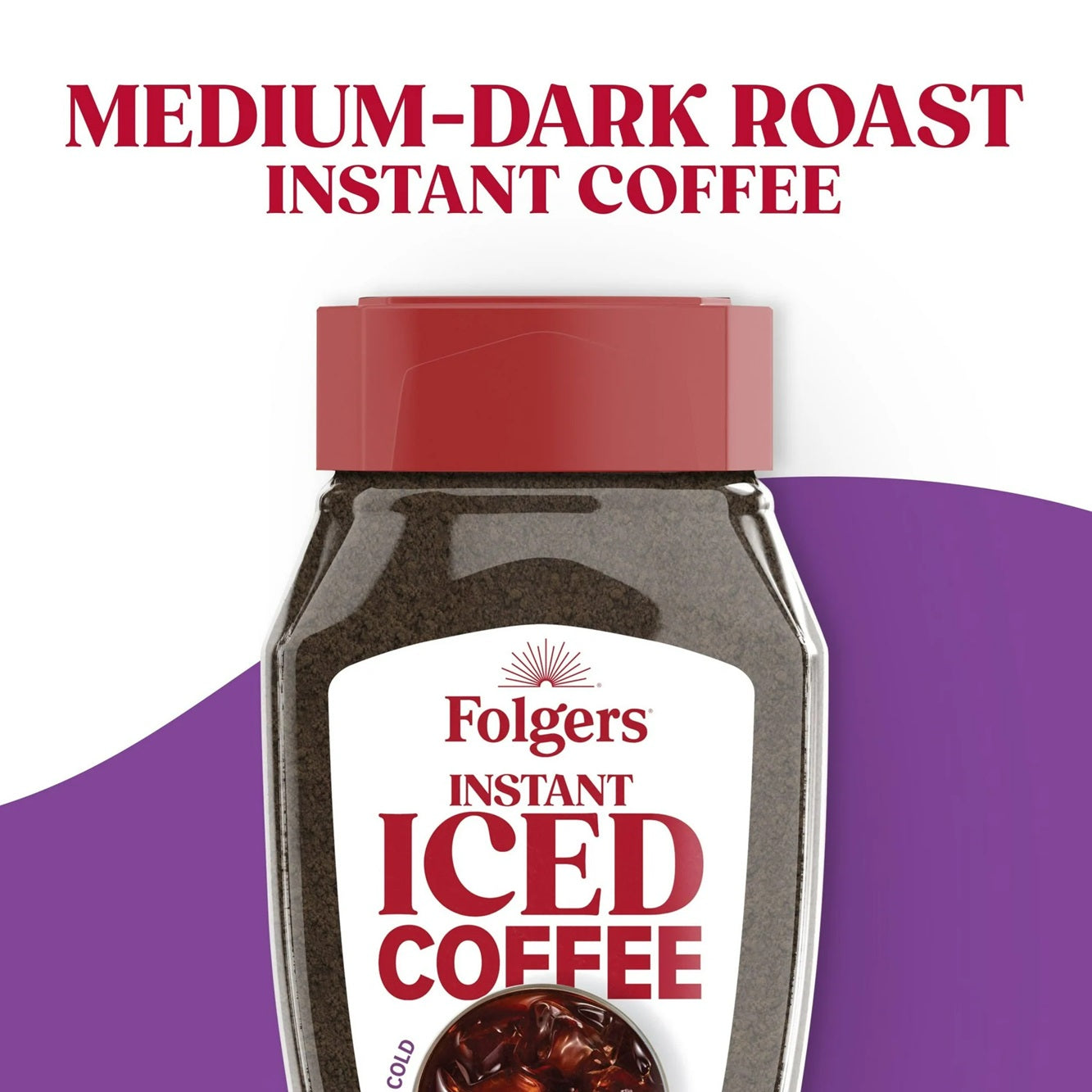 Folgers Instant Iced Coffee, 7 oz Jar
